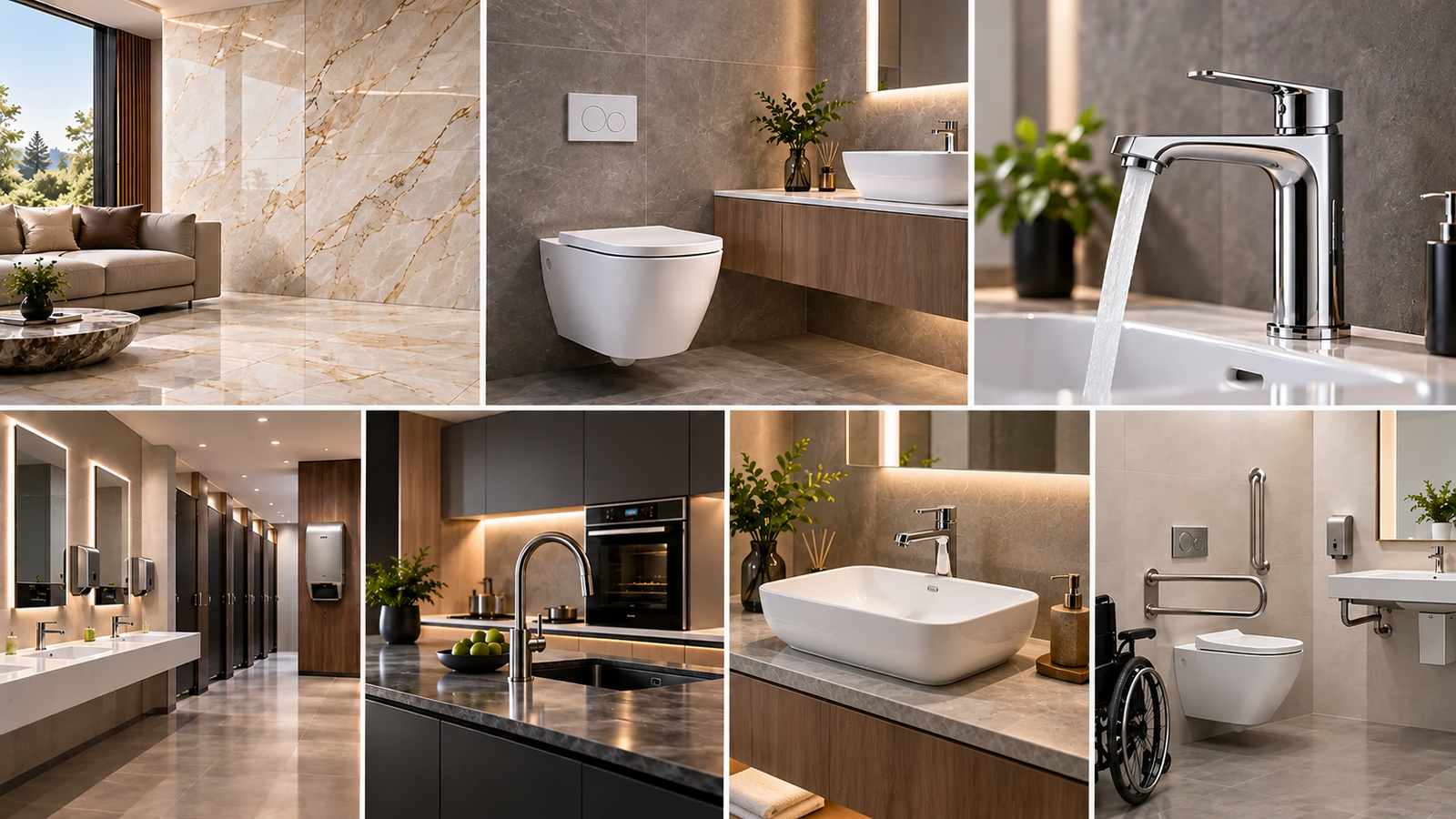 Luxury Interior Fixtures Collage